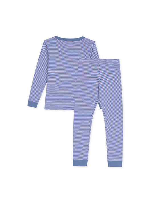 Petit Bateau - Pyjamas - Blue w. blue
