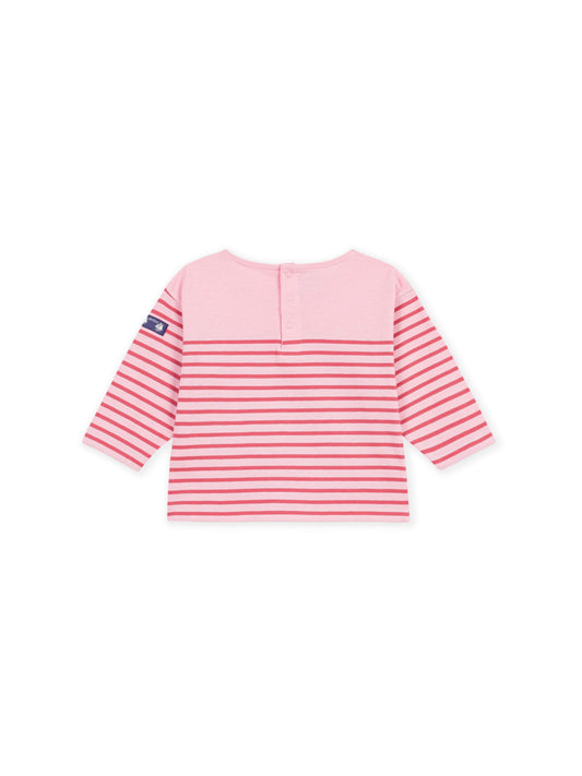 Petit Bateau - Blouse - Pink stripe
