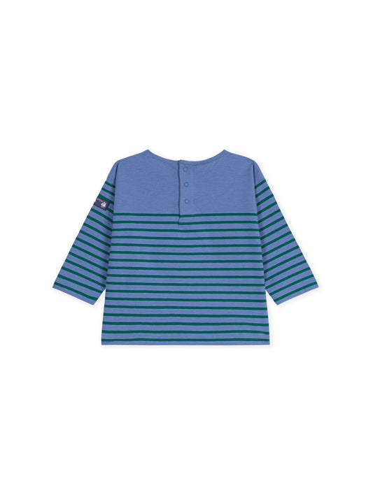 Petit Bateau - Blouse - Blue/green stripe