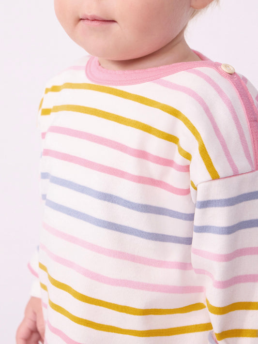 Petit Bateau - Blouse - Multi w. pink