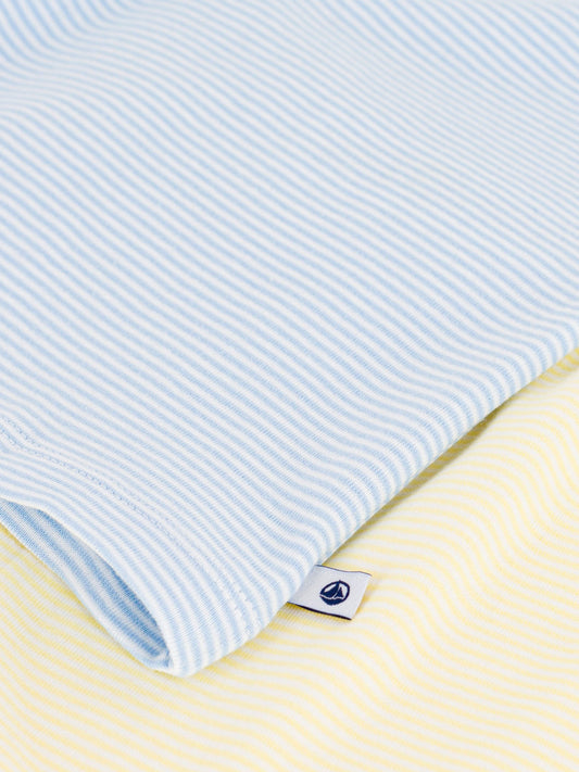 Petit Bateau - Tee & pants - Navy/white stripe