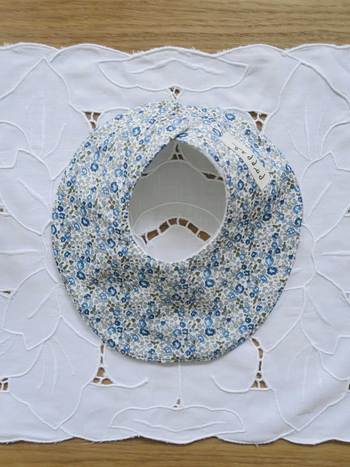 Poppel - Bib - Liberty Eloise (blue & yellow)