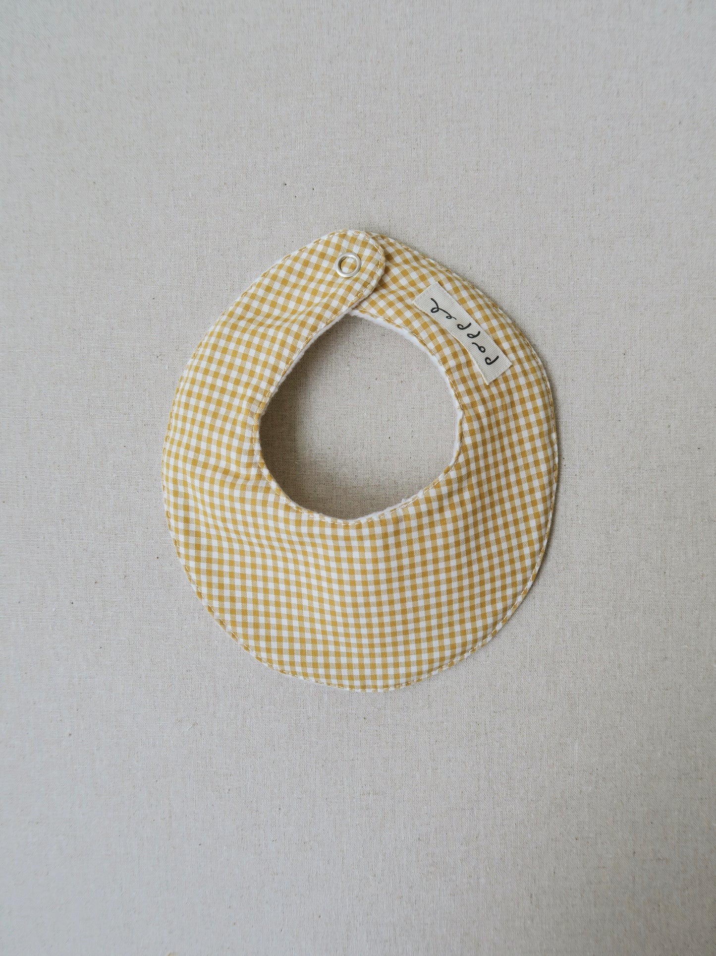 Poppel - Bib - Yellow Gingham