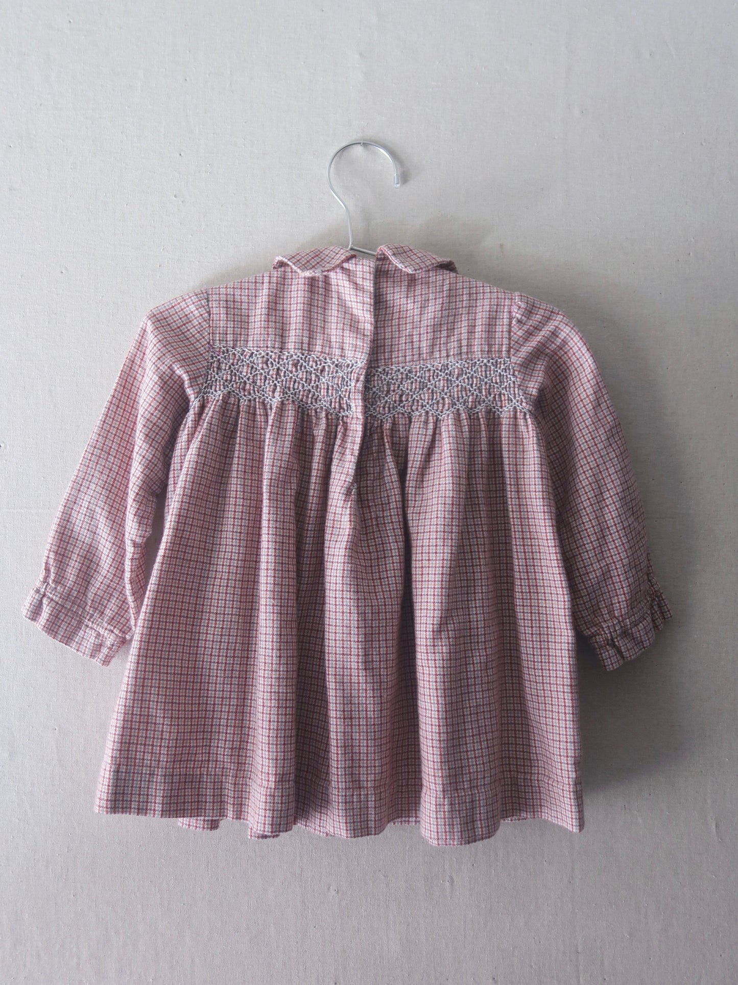 Poppel Pre-loved - Ternet kjole m. smock - str. 1-2 år