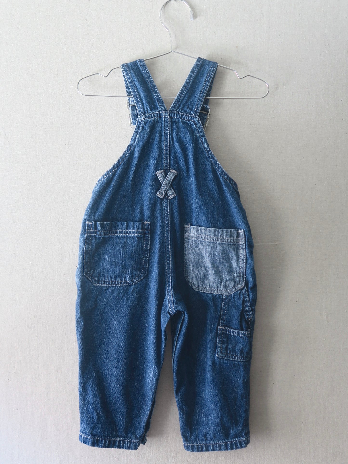 Poppel Pre-loved - Denim overalls - 1 år