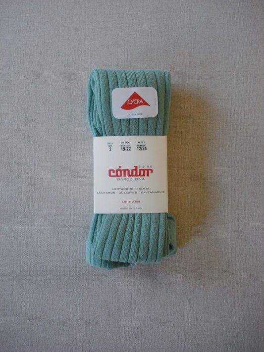 Cóndor - Cotton rib tights - 704 / Jade