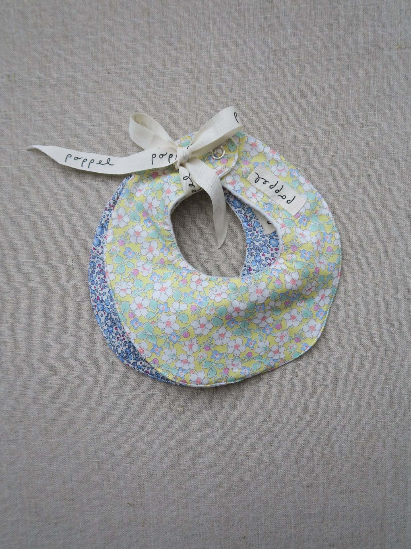 Poppel - Bib - Liberty Paysanne blossom