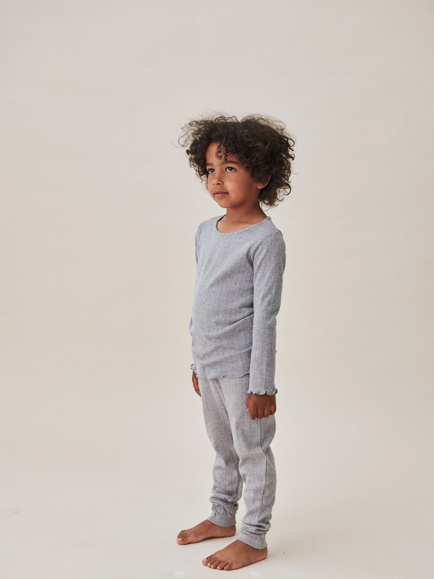 Skall Musling - Edie leggings Musling - Grey melange