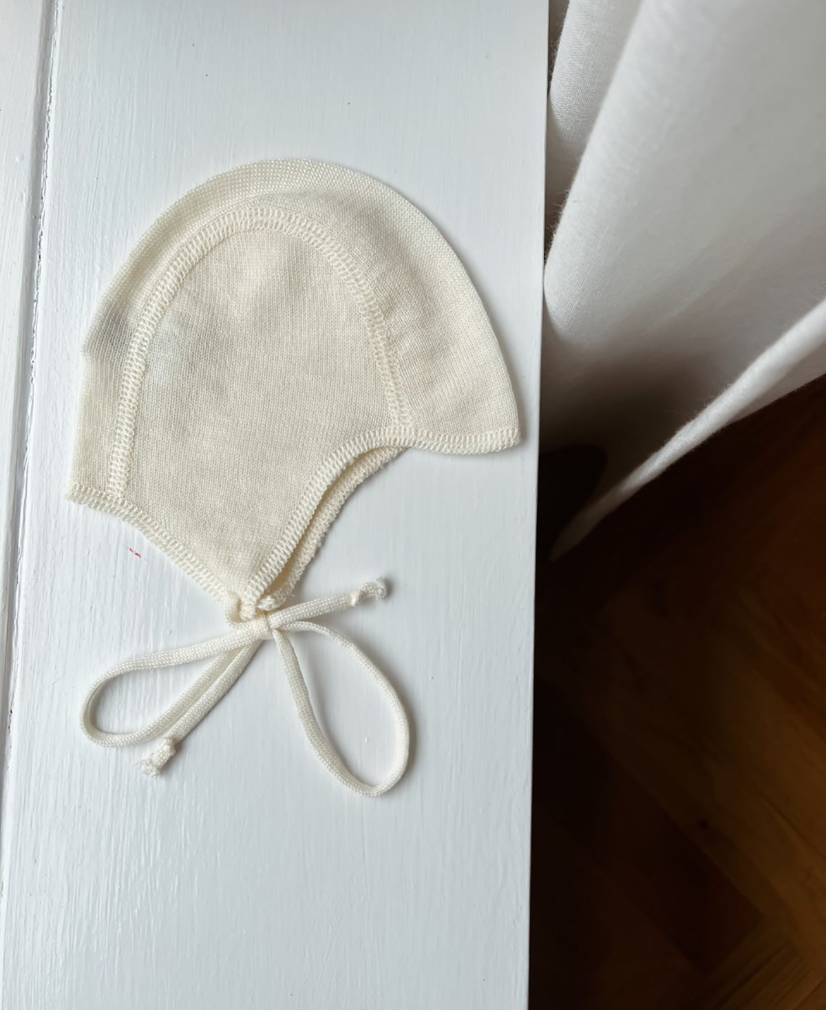 Selana - Fine Knit Wool Helmet - Natur