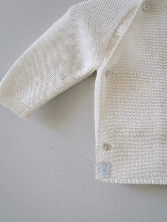 Selana - Cotton Wrap Blouse - Natur