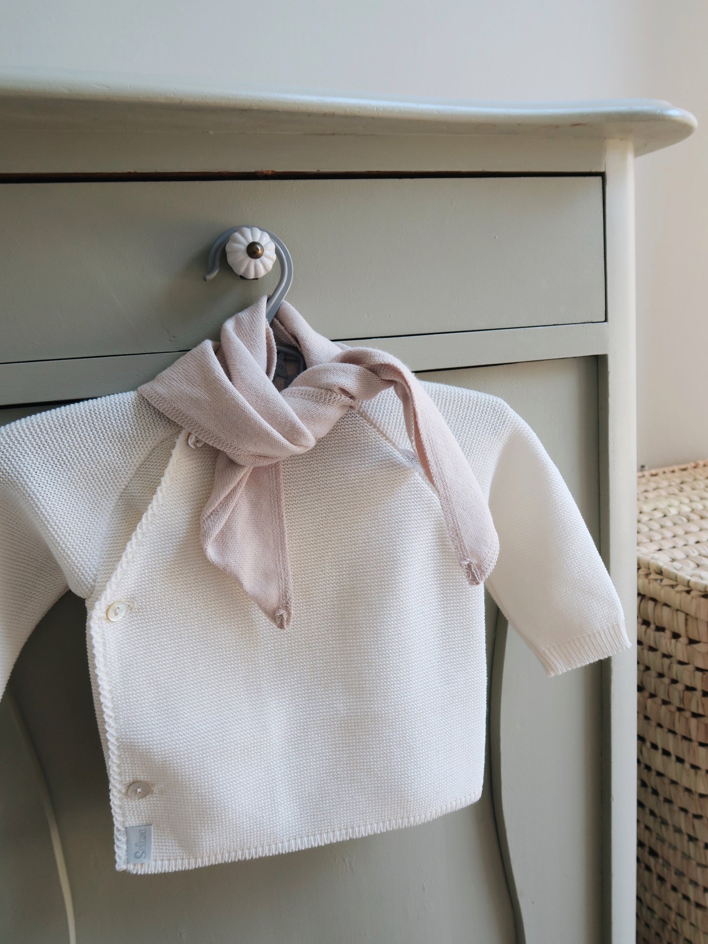 Selana - Cotton Wrap Blouse - Natur