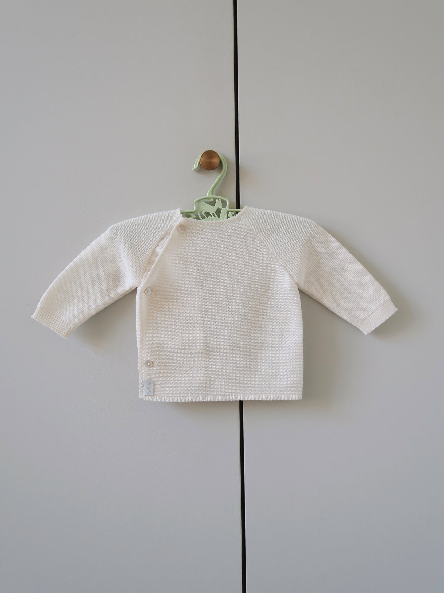 Selana - Cotton Wrap Blouse - Natur