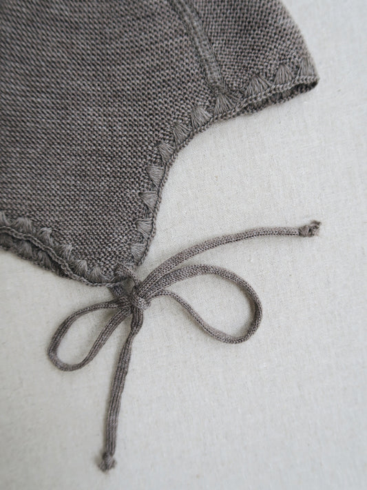 Selana - Wool Helmet - Chocolate