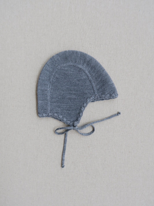 Selana - Wool Helmet - Grey & Beige