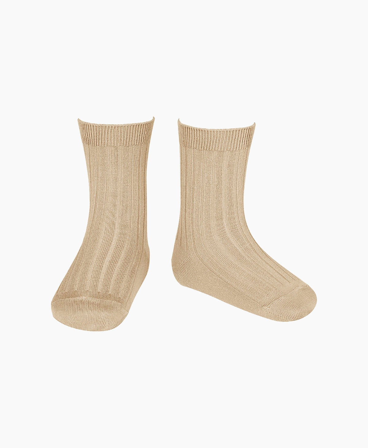Cóndor - Cotton rib socks - 316 / Nougat