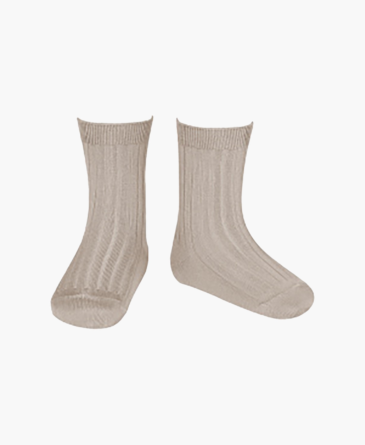 Cóndor - Cotton rib socks - 334 / Stone