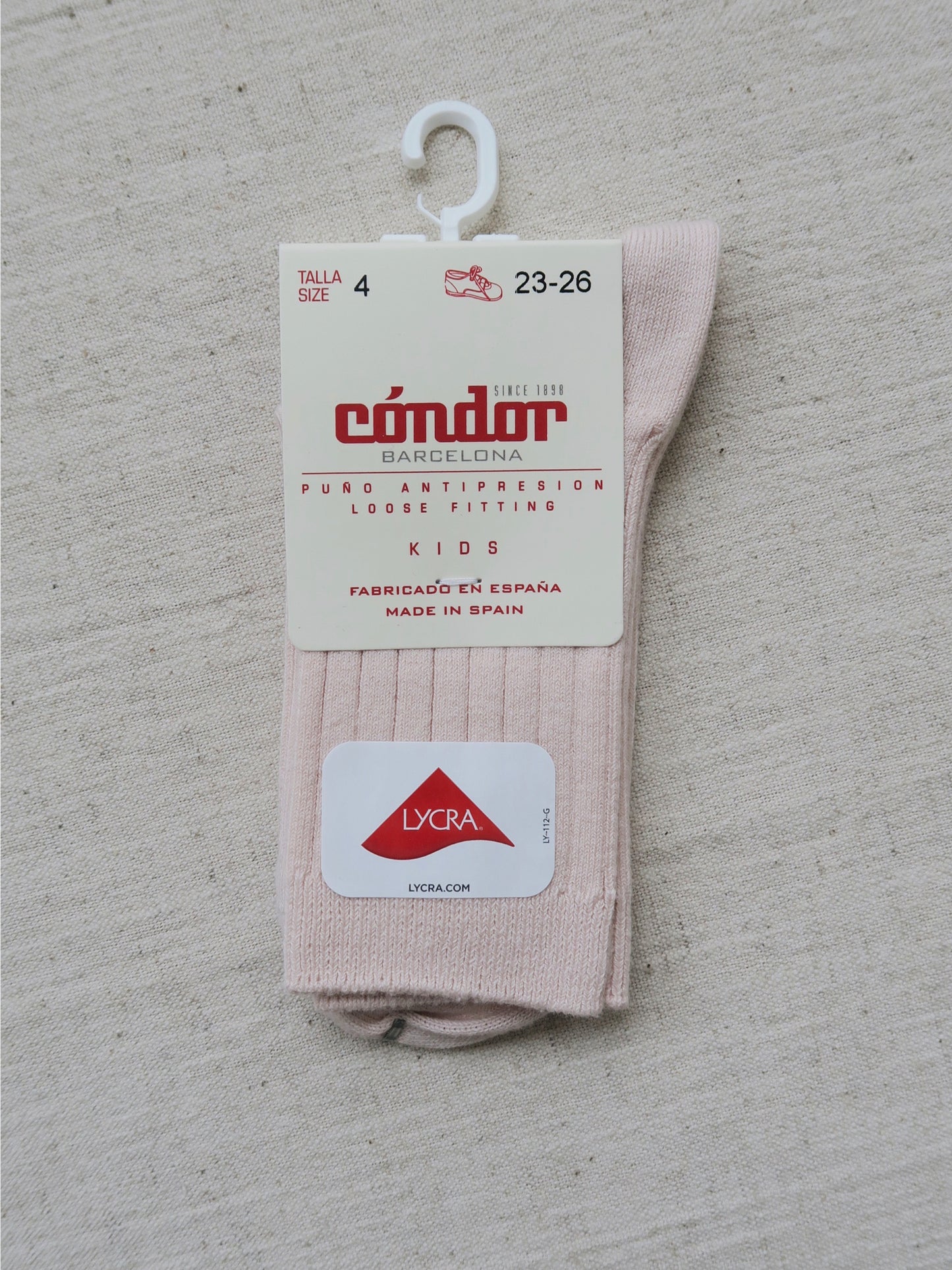 Cóndor - Cotton rib socks - 674 / Nude