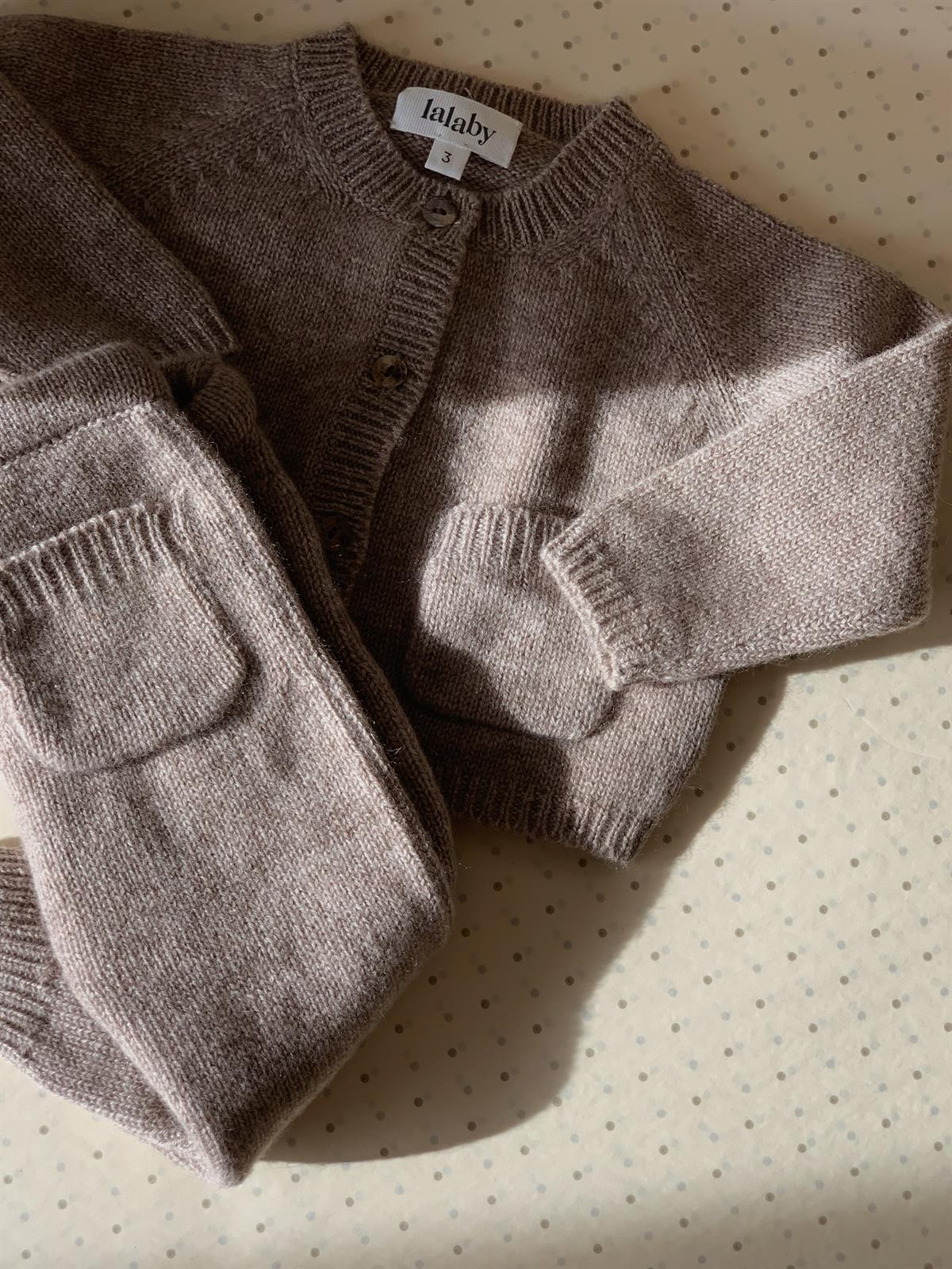 Lalaby - Bobbie Cashmere Cardigan - Toast