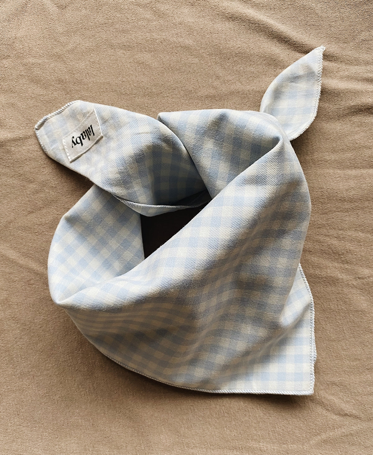 Lalaby - Eddie scarf - Blue gingham