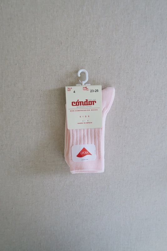 Cóndor - Cotton rib socks - 500 / Pink