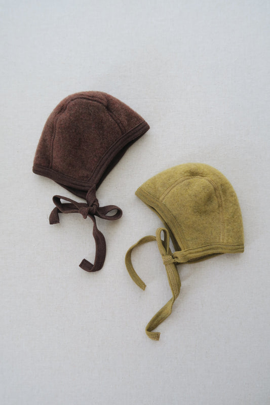 Engel - Uld fleece kyse - Zimt