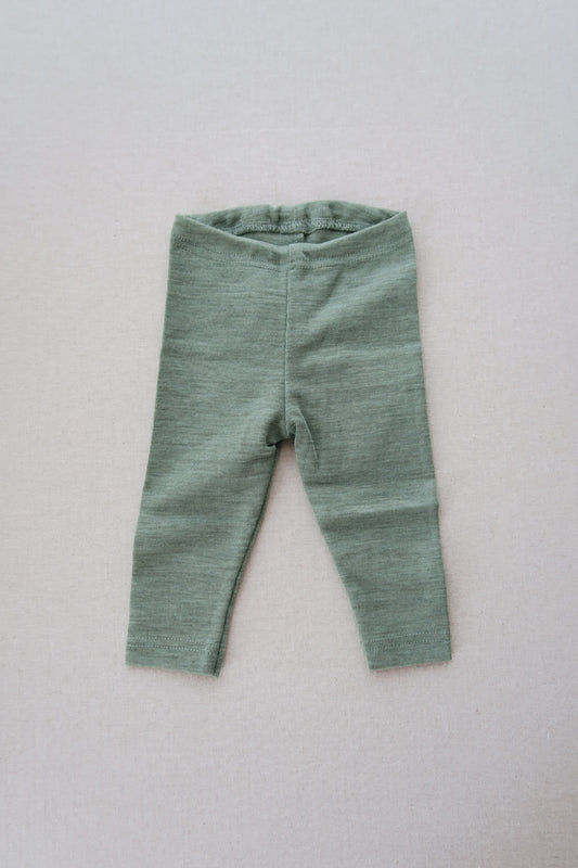 Engel - Uld/silke leggings - Salvie