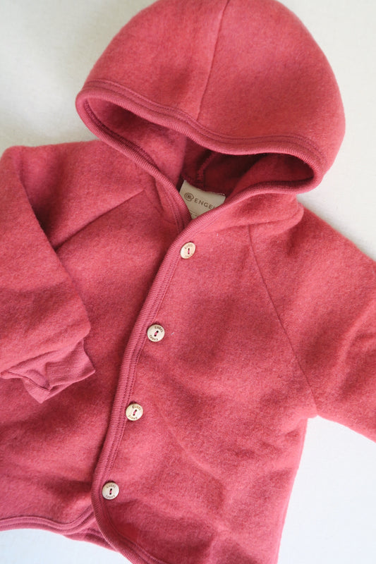 Engel - Uld fleece jakke - Jasper Mélange
