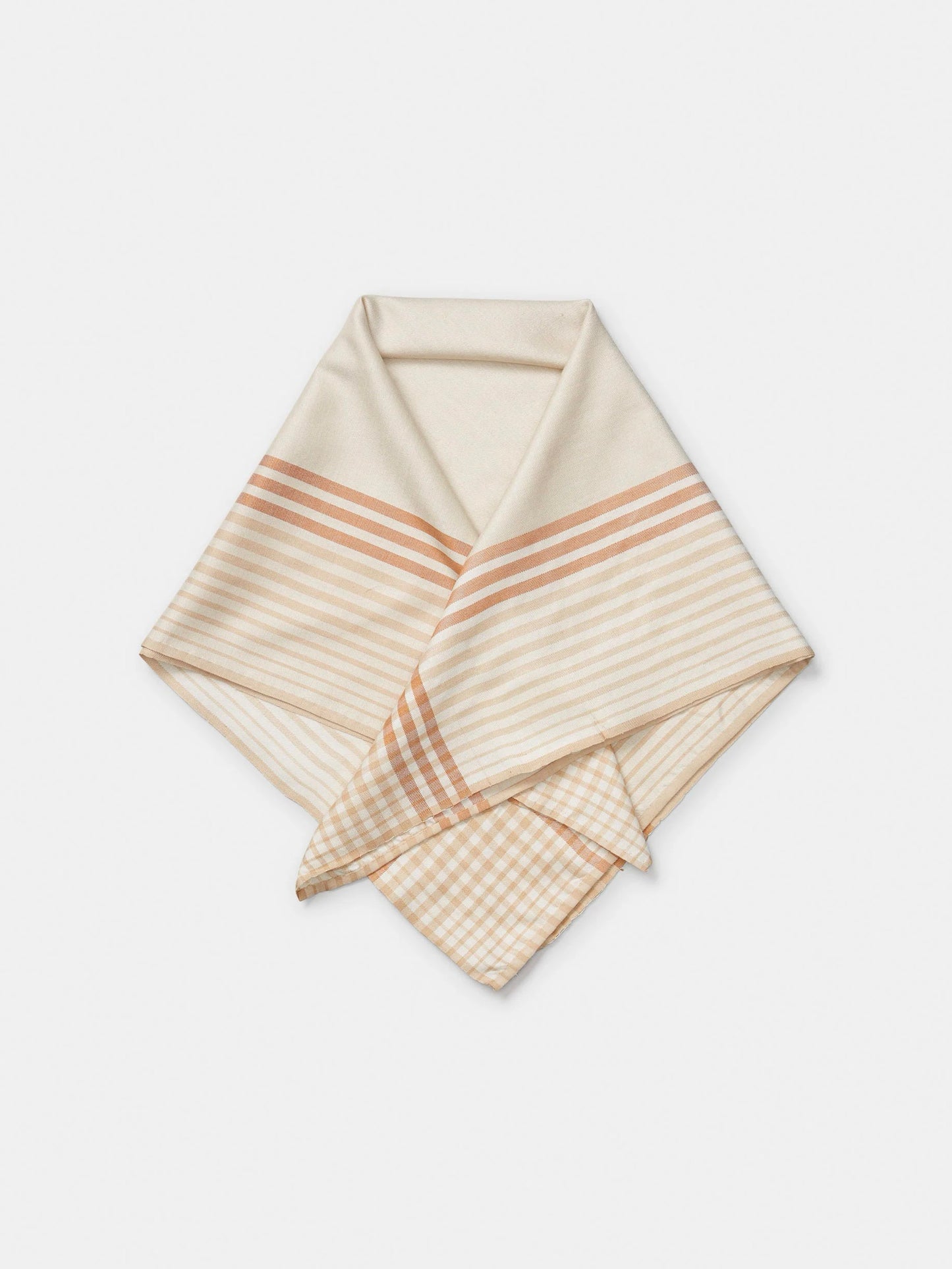 Aiayu - Electra silk scarf - Mix burnt orange