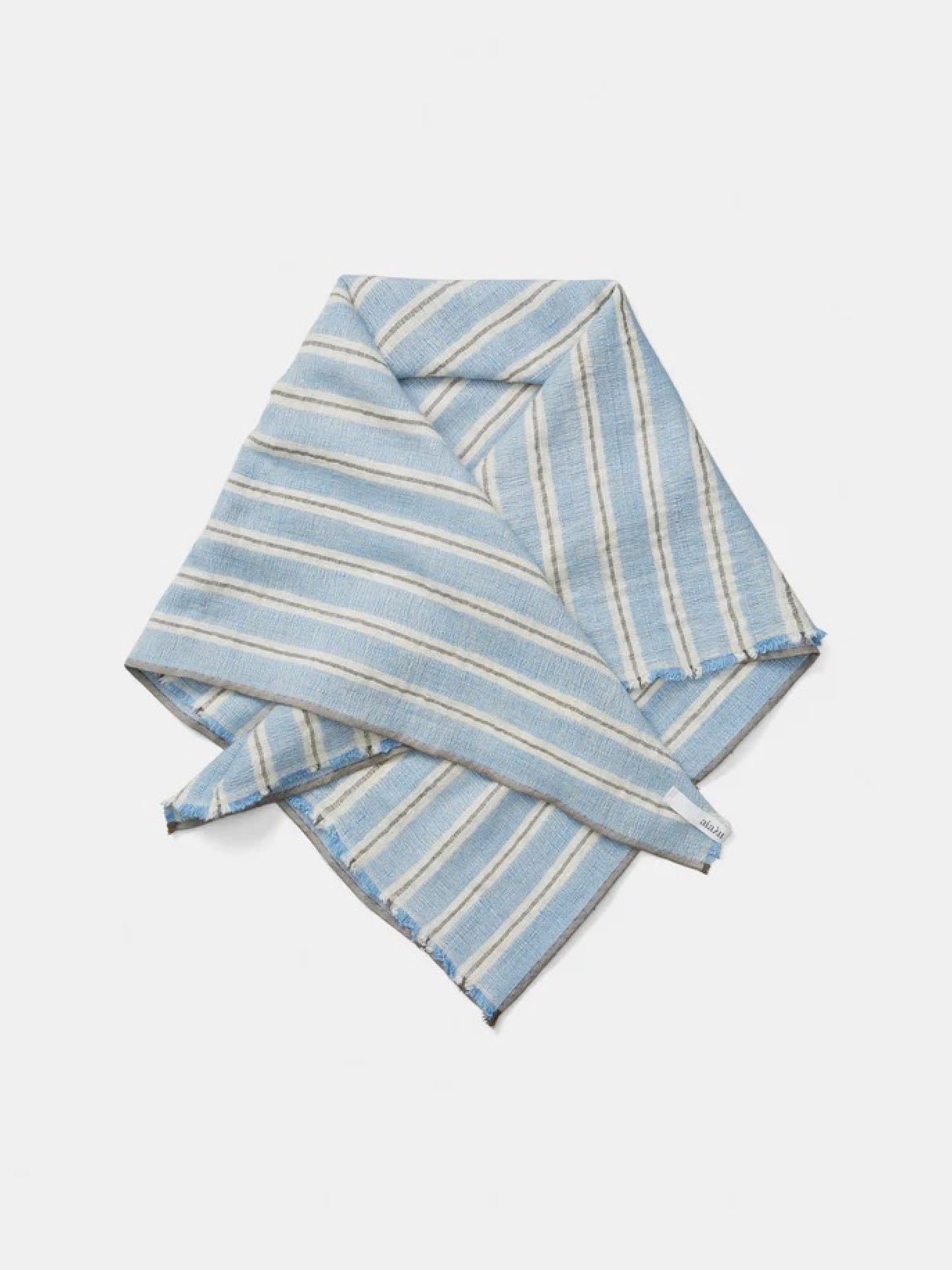 Aiayu - Werna cashmere silk scarf - Mix light blue