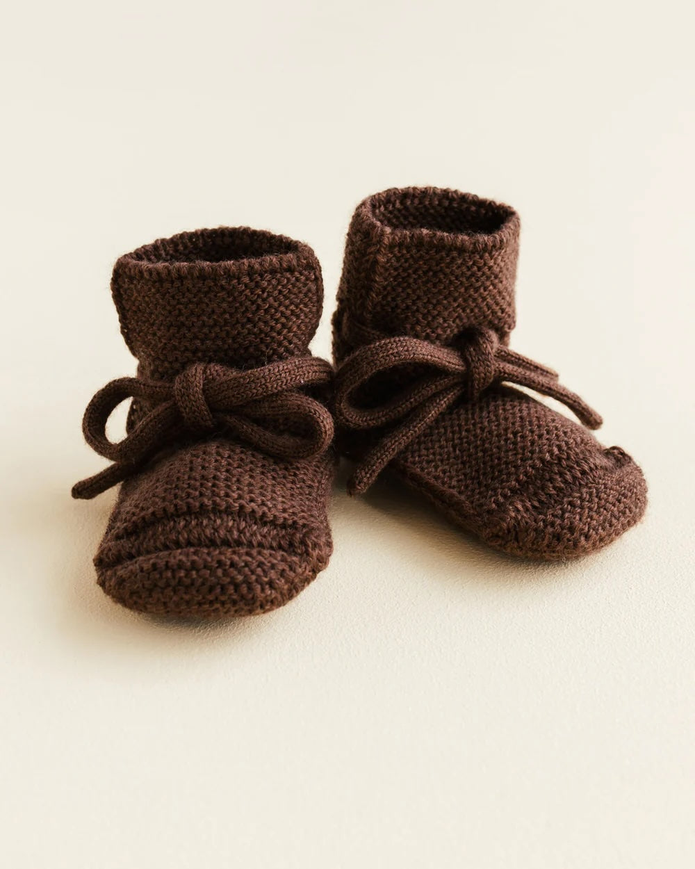 Hvid - Wool Booties - Dark brown, Oat, Off-white & Dark grey melange