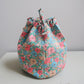 Bon Dep - Round Pouch - Liberty Meadow Song Peach