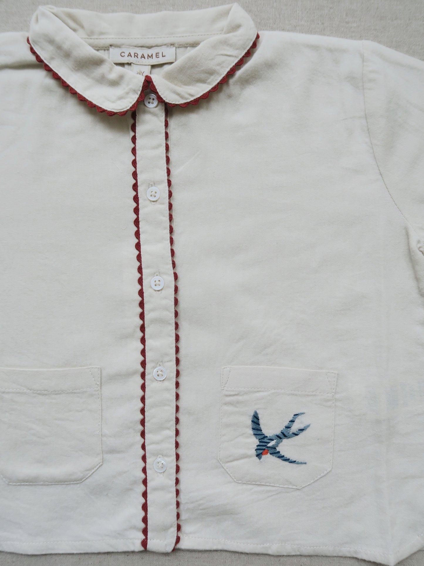 Caramel - Dragonfly shirt - Off-white
