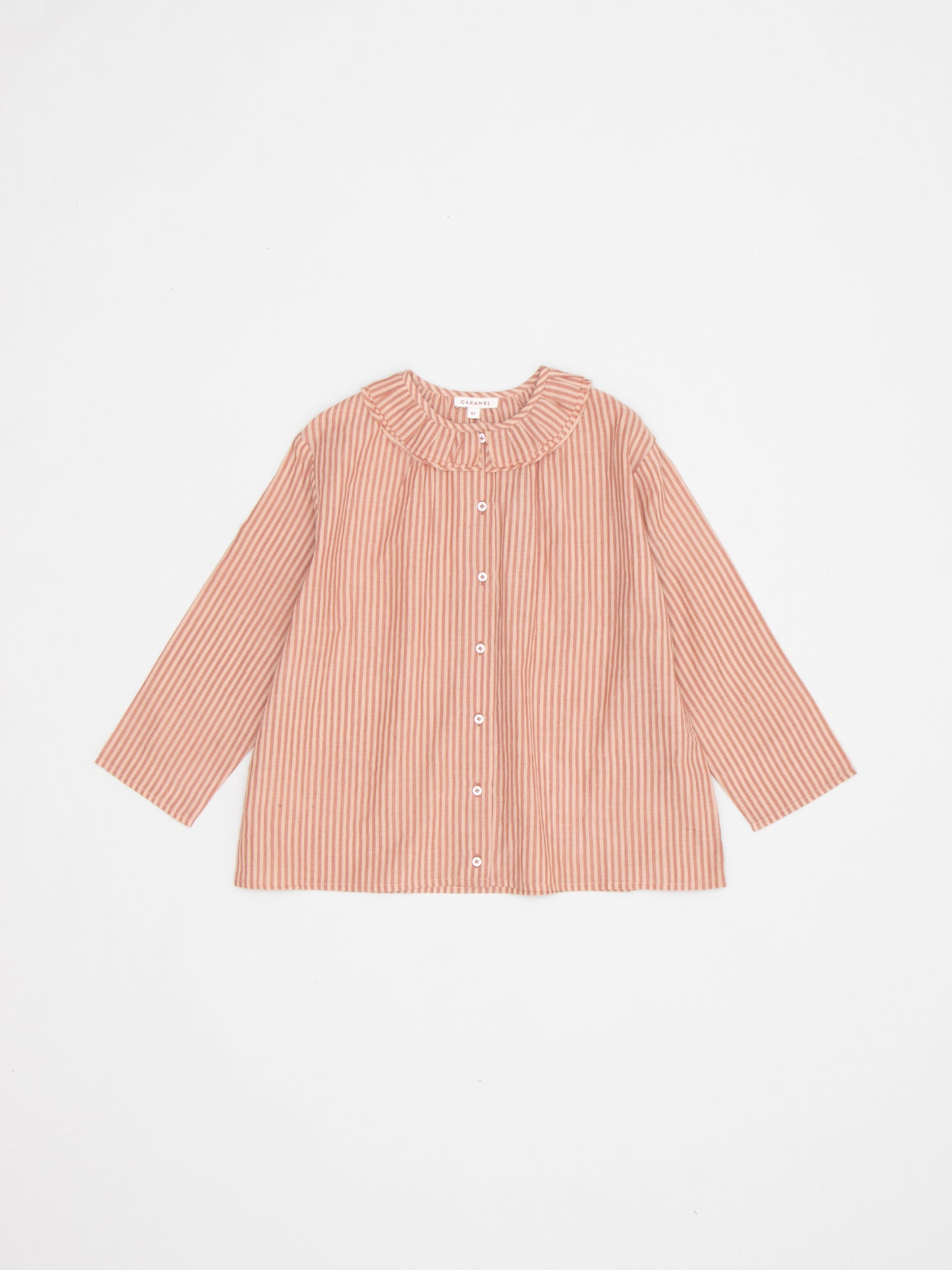 Caramel - Moon shirt - Dusty Rose Stripe