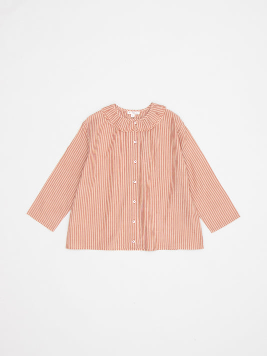 Caramel - Moon shirt - Dusty Rose Stripe