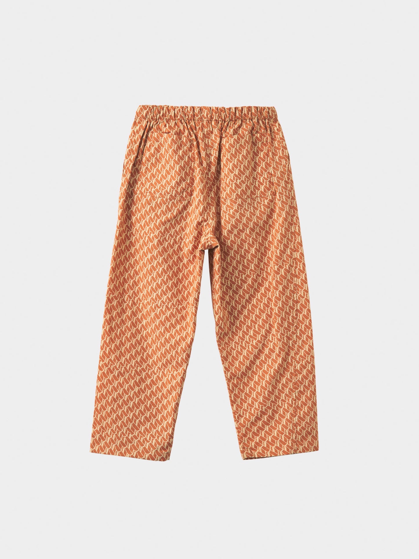 Caramel - Leda Trousers - Apricot geo print