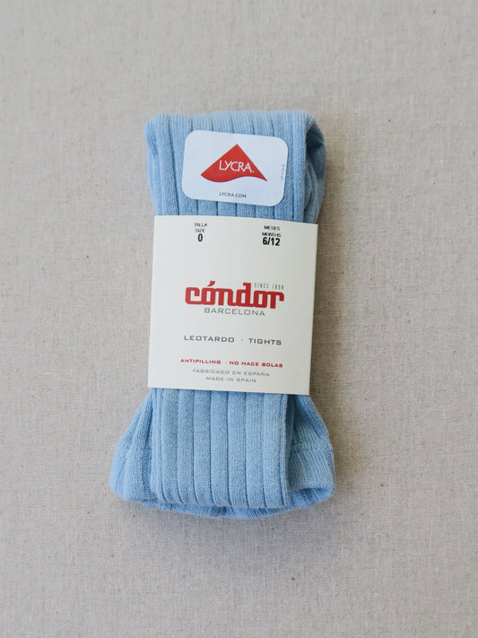 Cóndor - Cotton rib tights - 446 / Bluish