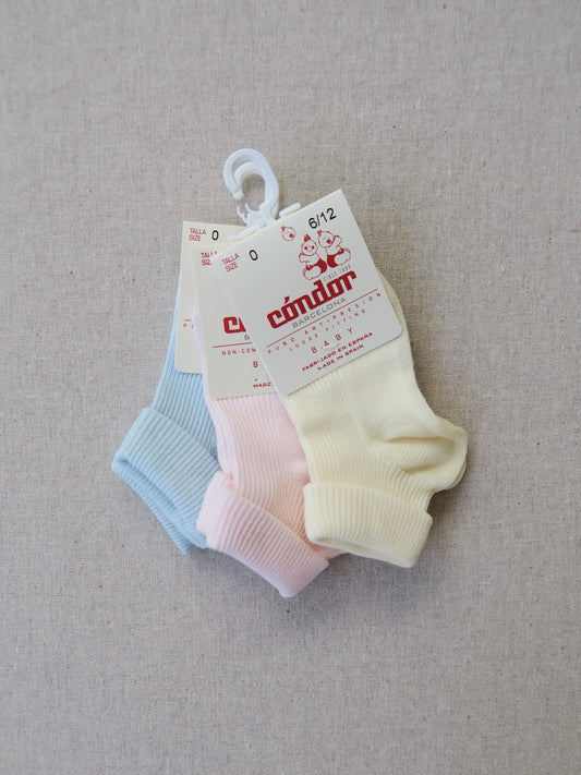 Cóndor - Cotton baby socks - 500 / Pink