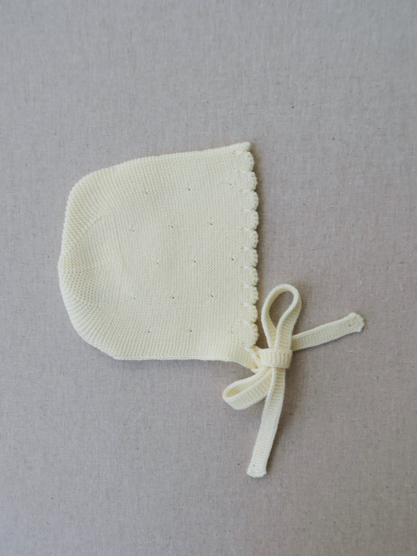 Cóndor - Links stitch openwork bonnet - 610 / Butter