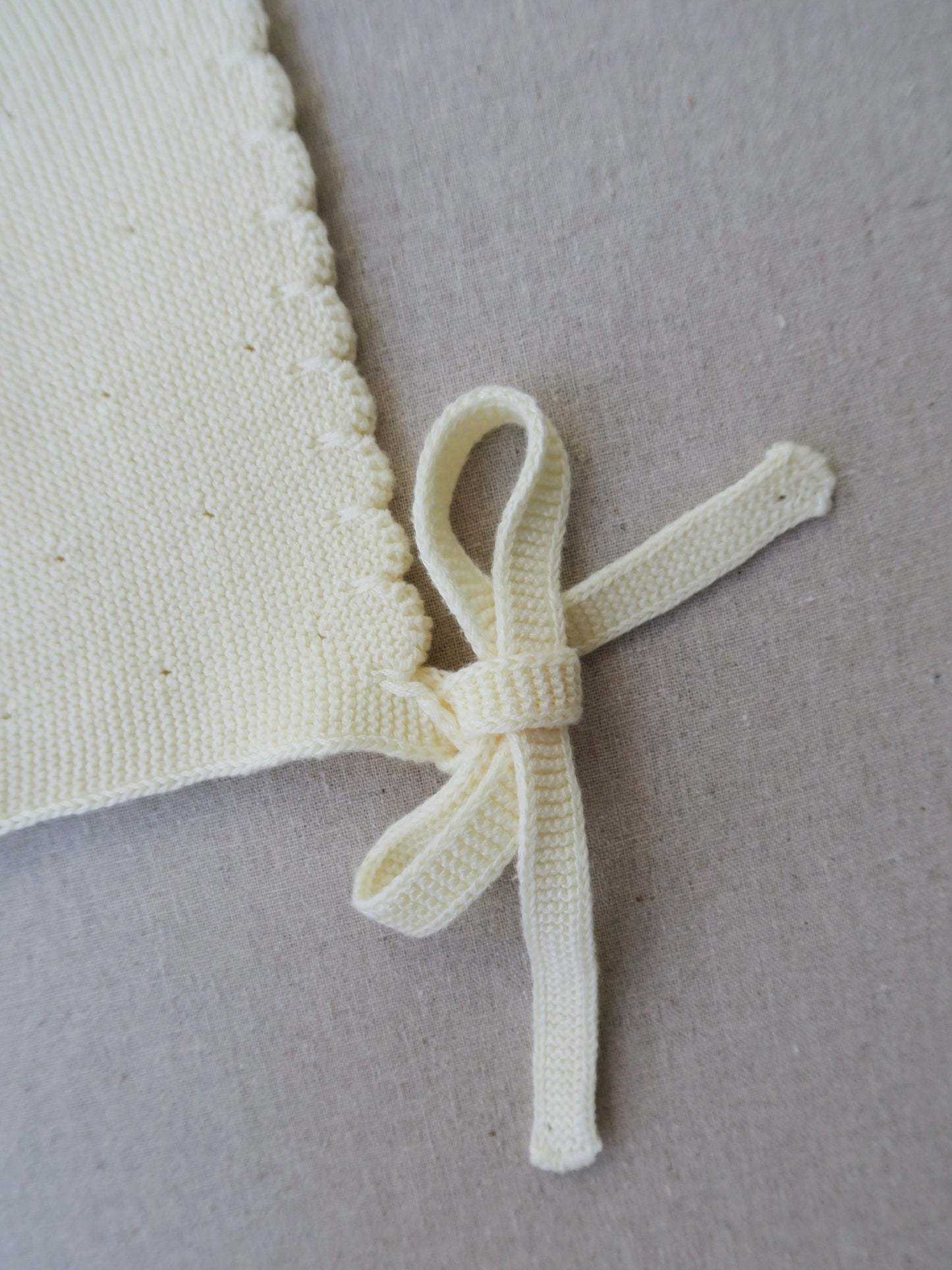 Cóndor - Links stitch openwork bonnet - 610 / Butter