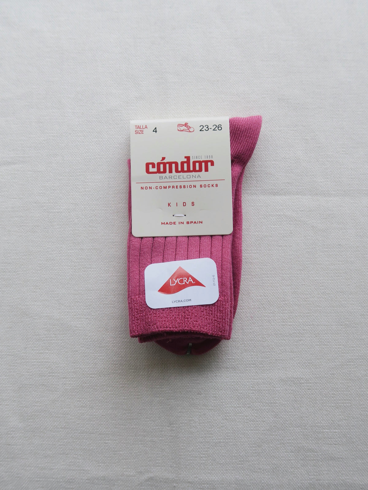 Cóndor - Cotton rib socks - 230 / Dark Grey