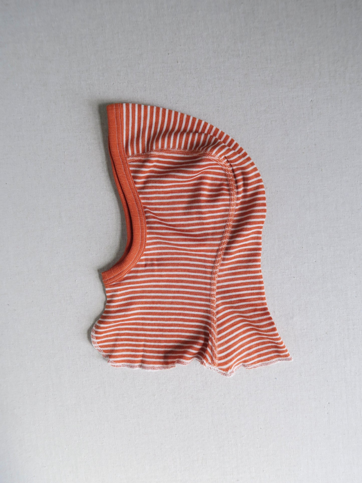 Cosilana - Uld/silke balaclava - Saffran/natur