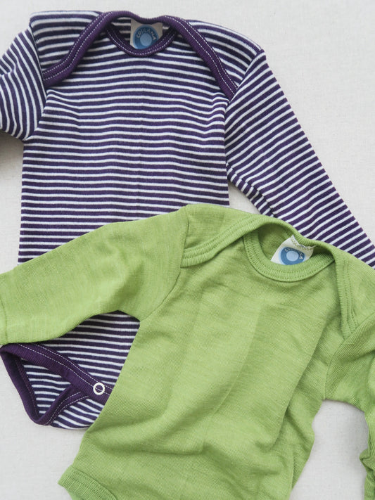 Cosilana - Wool/silk body - Plum/natur