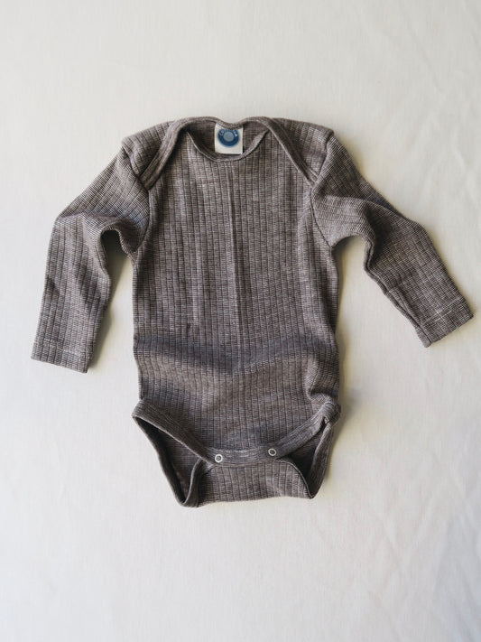 Cosilana - Bomuld/uld/silke body - Brun
