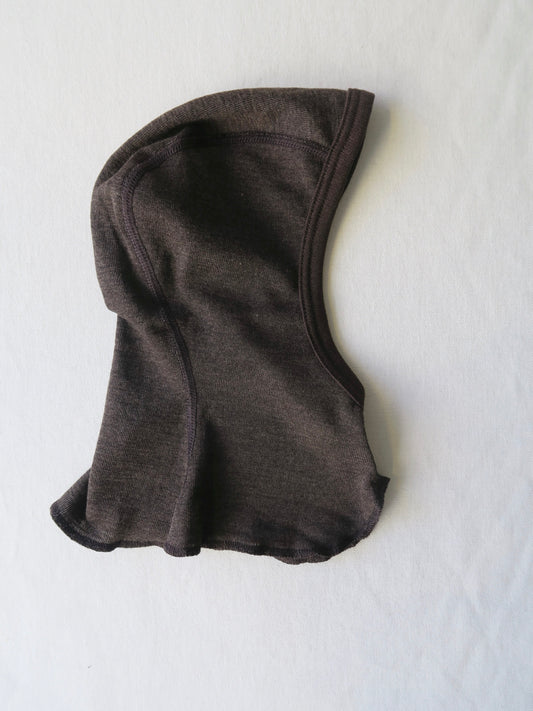 Cosilana - Uld/silke balaclava - Brun