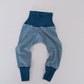 Cosilana - Uld/silke baby bukser - Navy/natur
