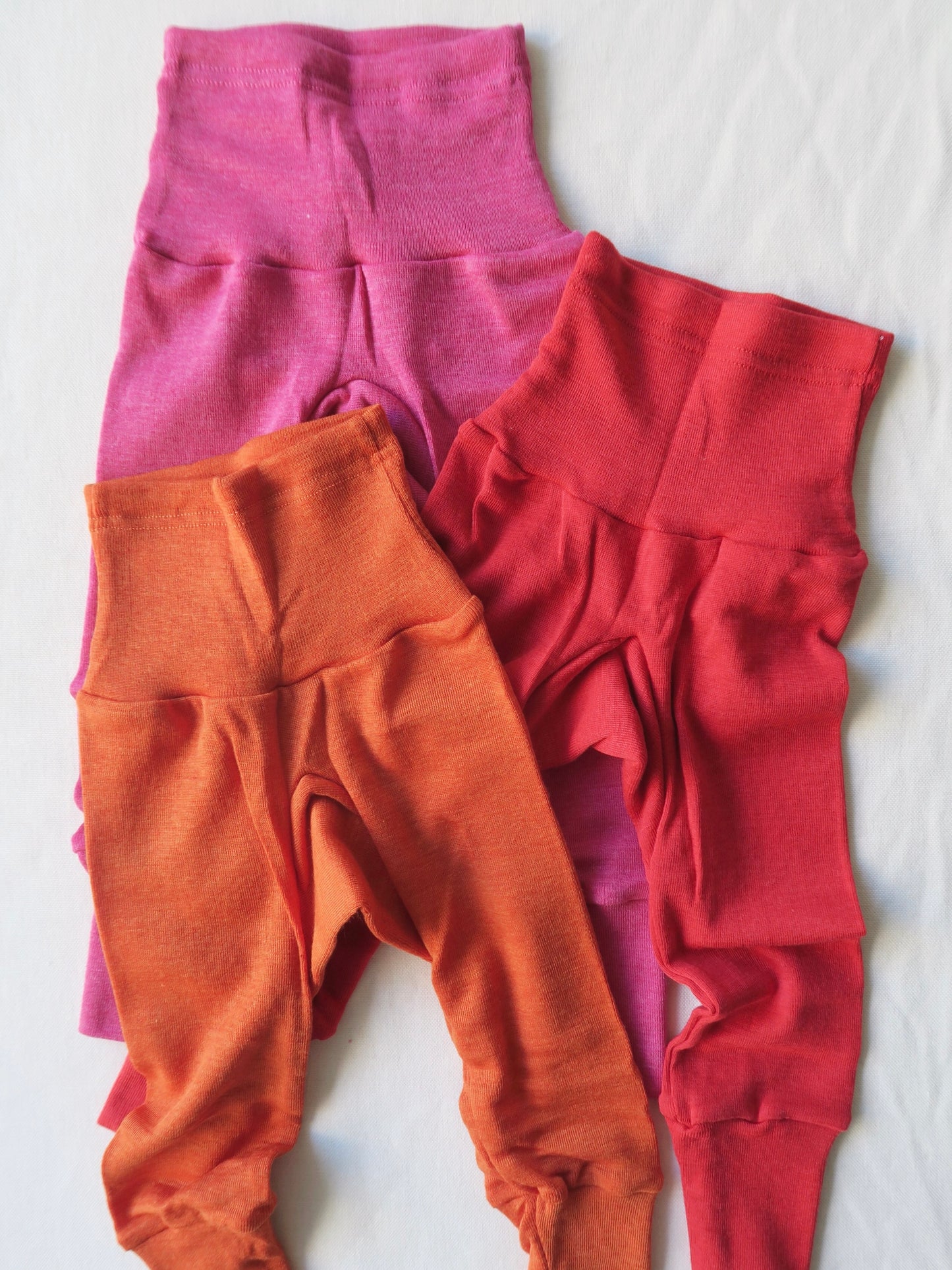 Cosilana - Uld/silke baby bukser - Saffran