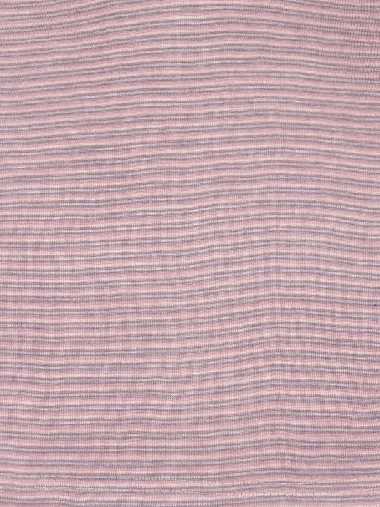 Cosilana - Uld/silke bluse - Rose/blomme