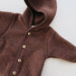 Engel - Uld fleece dragt - Cinnamon Mélange