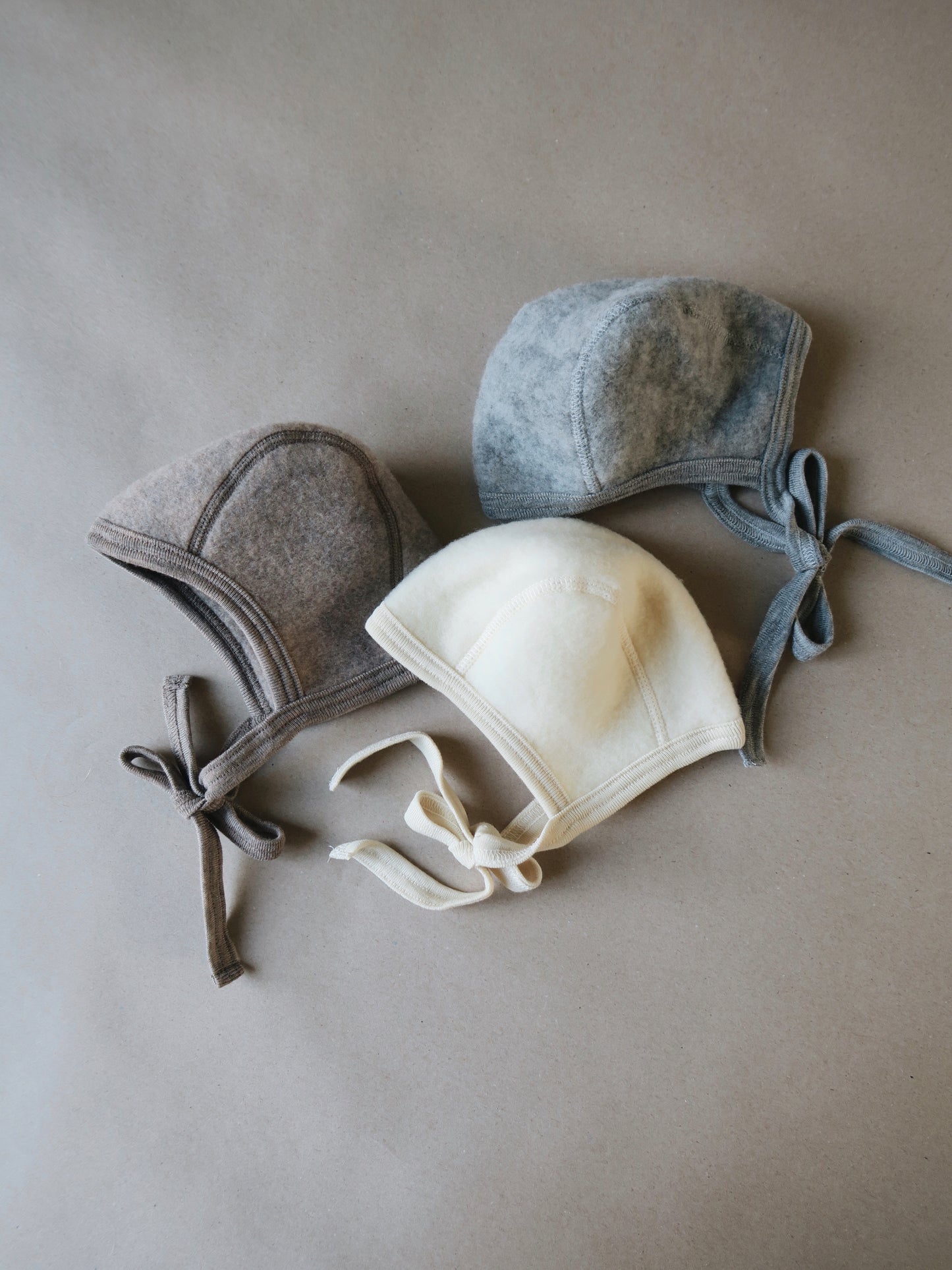 Engel - Wool/fleece helmet - Grey Melange