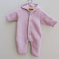 Engel - Uld fleece dragt - Rosewood Mélange